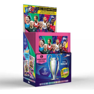 Caja X 50 Sobres X 6 Figuritas Champions League 2026 Topps Italy