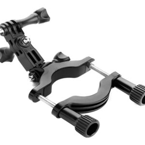 Soporte Accesorio Bici Moto Cano Grande Vstarcam Para Gopro Color Negro