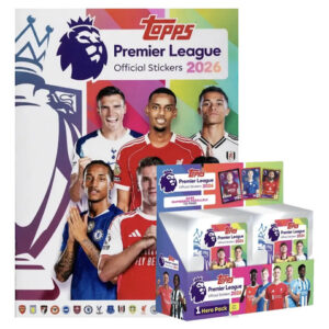 Album + Caja 100 Figuritas Premier League 2026 Topps Italy